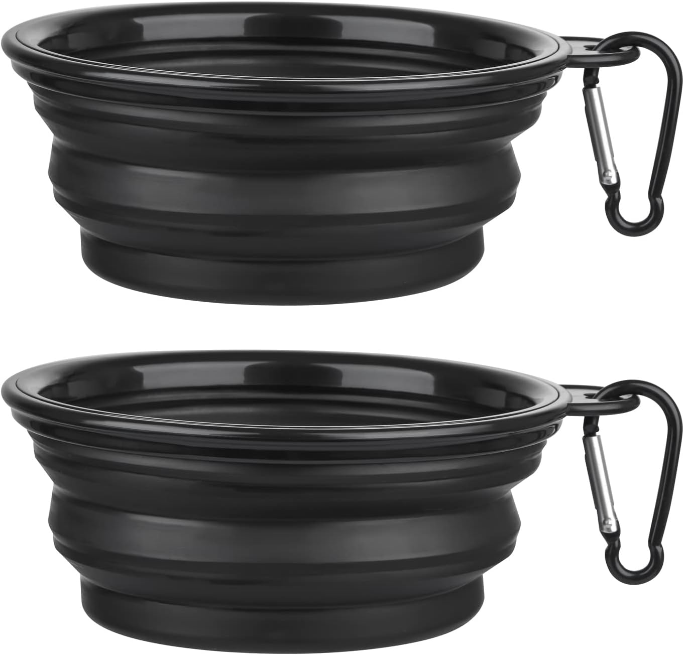 Dog Bowl Pet Collapsible Bowls, 2 Pack Collapsible Dog Water Bowls for Cats Dogs, Portable Pet Feedin