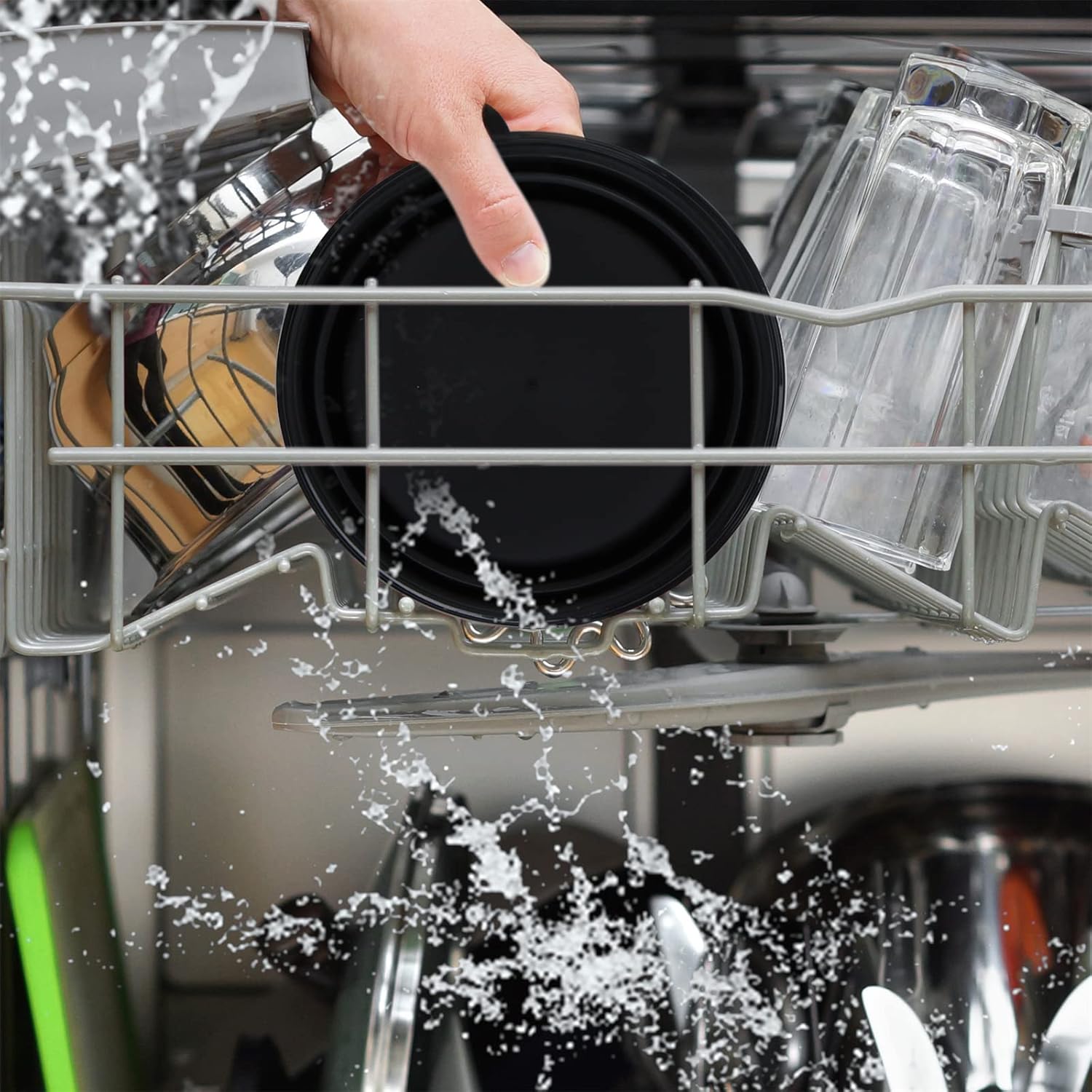 Dog Bowl Pet Collapsible Bowls, 2 Pack Collapsible Dog Water Bowls for Cats Dogs, Portable Pet Feedin