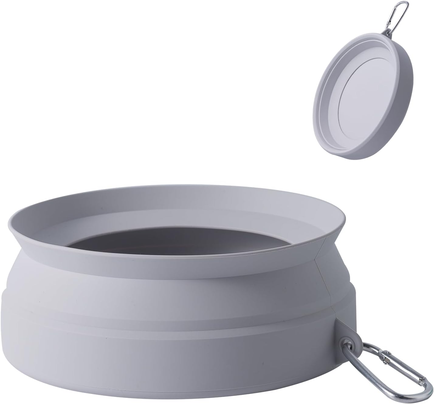 SLSON Spill Proof Dog Water Bowl for Cars,Collapsible No Splash Dog Travel Bowls Integrated Molding P