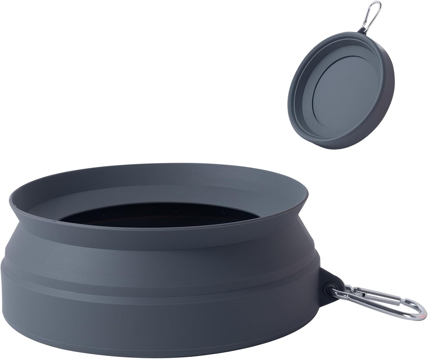 SLSON Spill Proof Dog Water Bowl for Cars,Collapsible No Splash Dog Travel Bowls Integrated Molding P