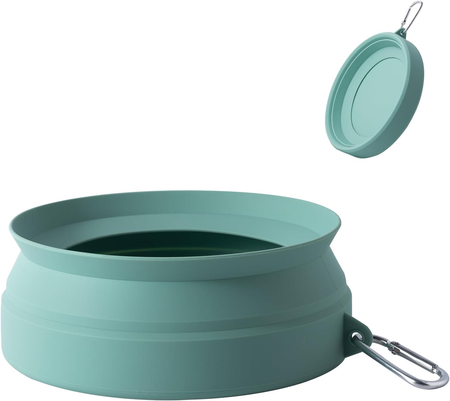 SLSON Spill Proof Dog Water Bowl for Cars,Collapsible No Splash Dog Travel Bowls Integrated Molding P