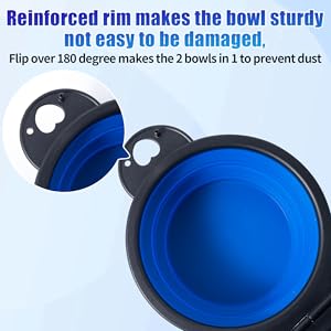 collapsible dog bowl