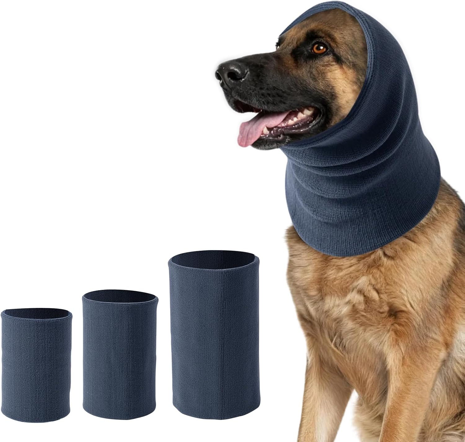 3Pack Dog Calming Hoodie for Small to Large Dogs High Elastic Pet Anxiety Relief Ear Wrap Cat Calming