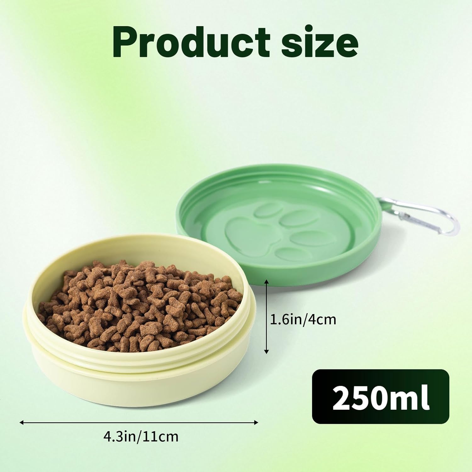 SLSON 2Pack Dog Treat Pouch Pet Food Container for Travel Walking Training Trips Puppy Treats Storage