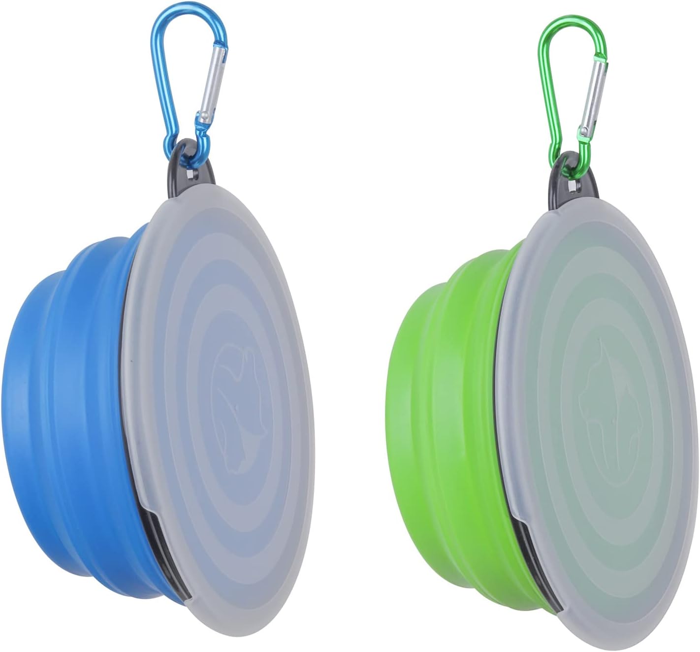 Collapsible Dog Bowl,2 Pack Portable and Foldable Pet Travel Bowls Collapsable Dog Water Feeding Bowl