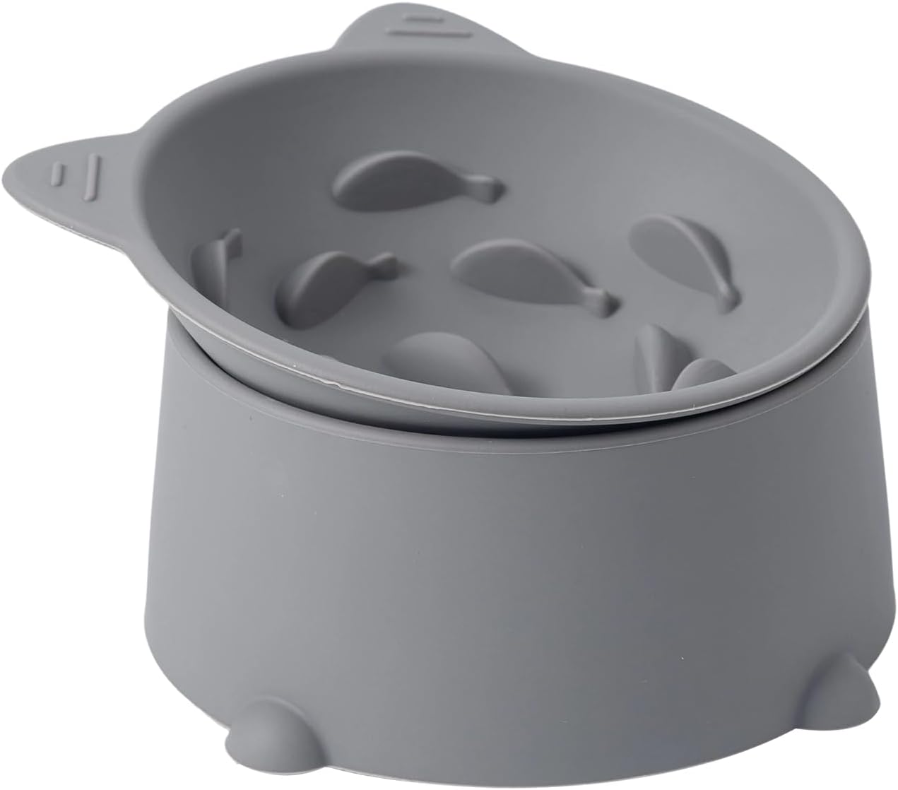 Cat Raised Bowls, 3 Modes to Adjust Height Elevated Cat Bowl to Protect Puppy,Kitten Spine and Anti V