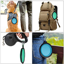 collapsible pet bowls with buckle