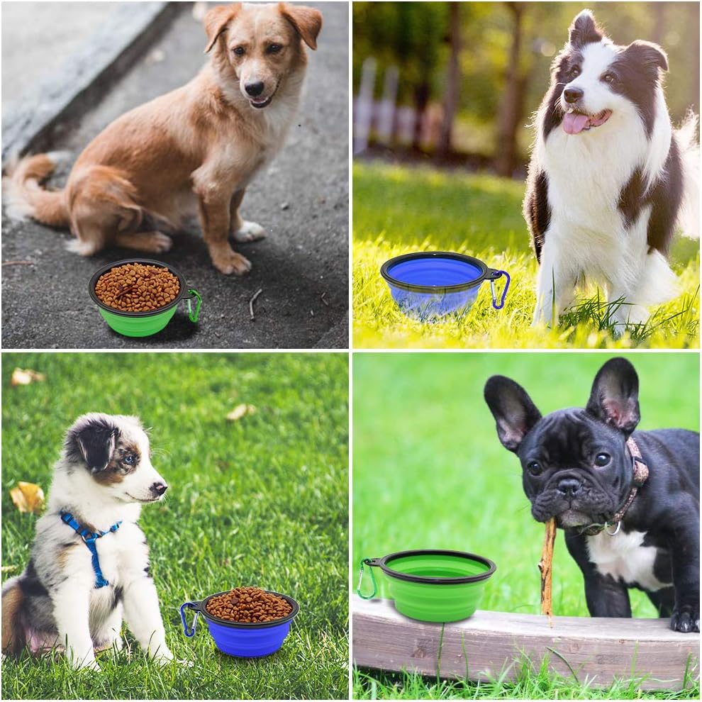 SLSON Pet Travel Bowls for Beach and Pool Outings